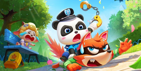 لعبة Little panda fireman
